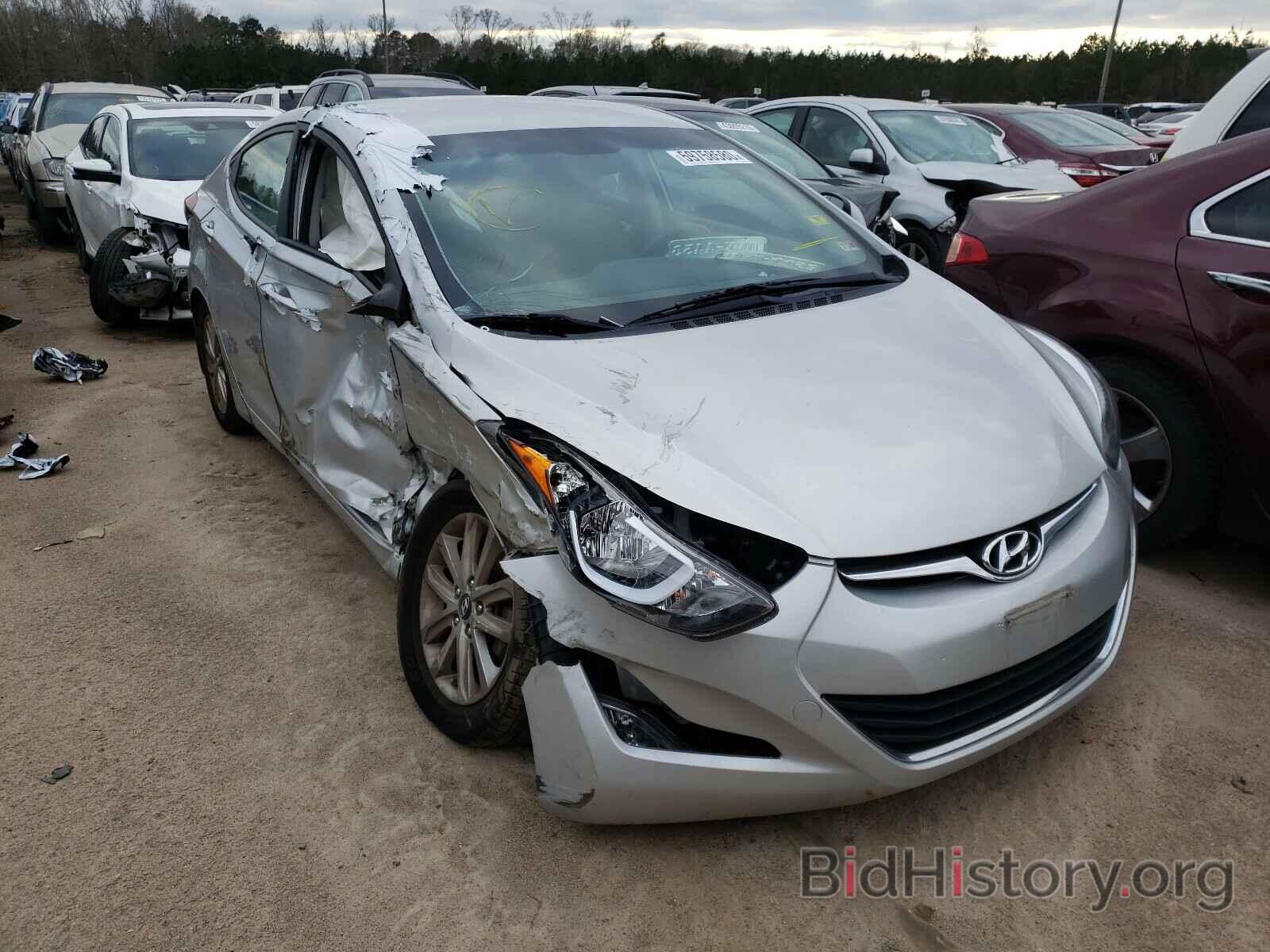 Photo KMHDH4AE3GU501684 - HYUNDAI ELANTRA 2016