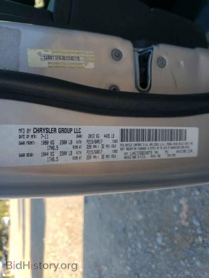 2011 JEEP COMPASS - VIN: 1J4NT1FB3BD248776 - Photo 10