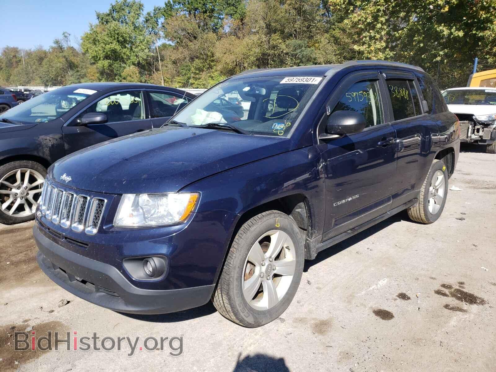 2013 JEEP COMPASS - VIN: 1C4NJDBB2DD225463 - Фото 2