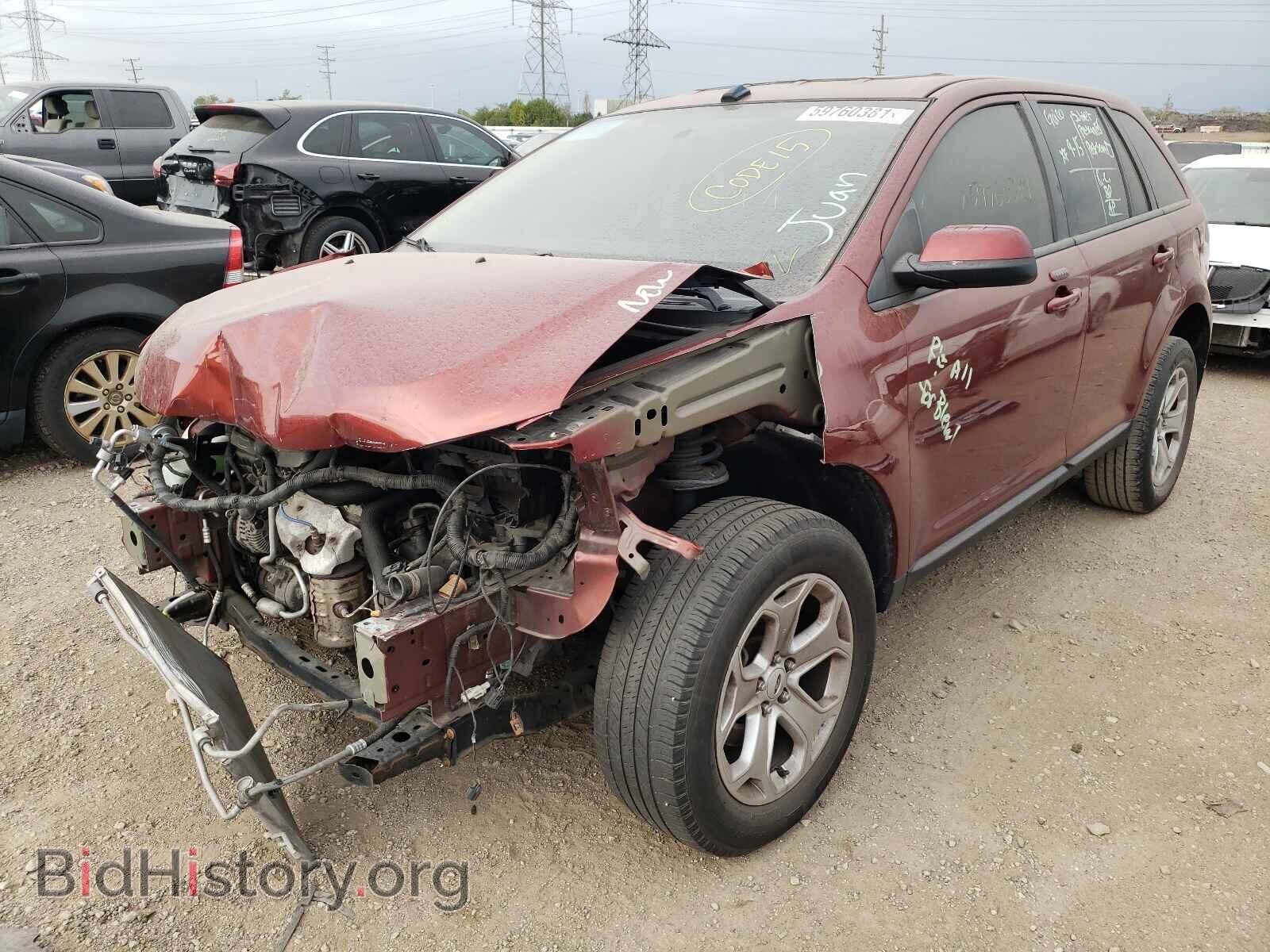 2014 FORD EDGE - VIN: 2FMDK3JC1EBA99483 - Photo 2