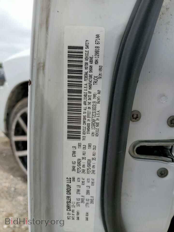 2012 DODGE RAM 1500 - VIN: 1C6RD6FT2CS183319 - Фото 13
