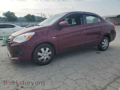 2018 Mitsubishi MIRAGE G4 ES, бордовый — VIN ML32F3FJ4JHF04665, Copart