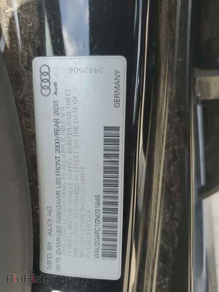 2016 AUDI A7 - VIN: WAU2GAFC1GN031845 - Фото 12