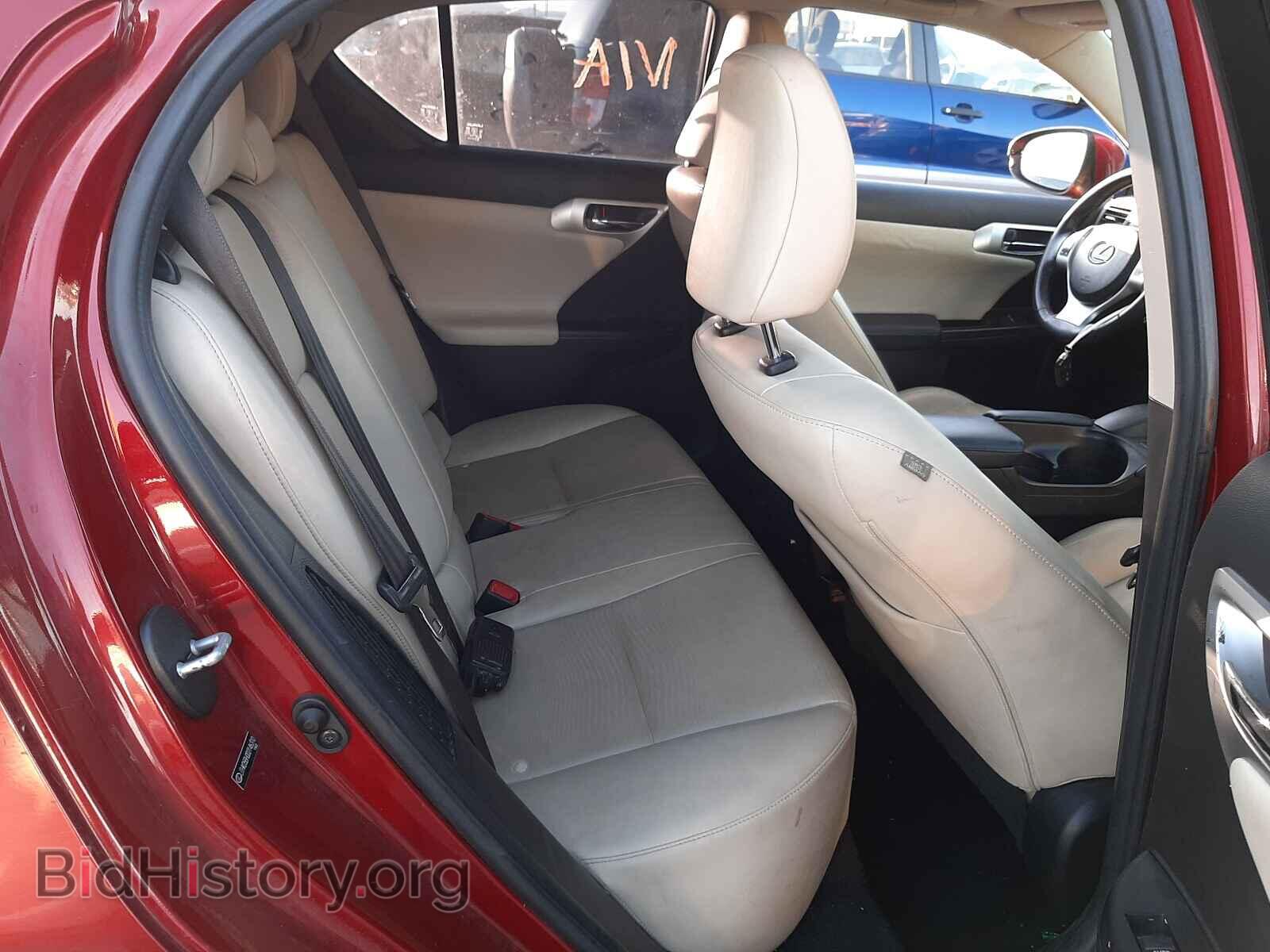 2013 LEXUS CT 200 - VIN: JTHKD5BH0D2146310 - Фото 6