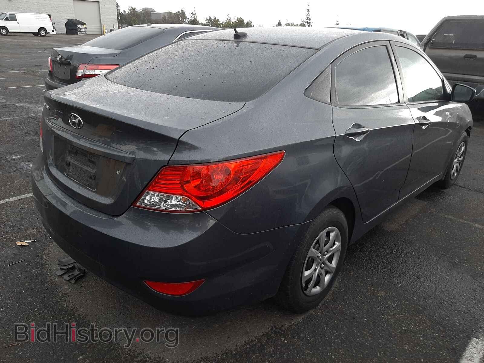 2013 HYUNDAI ACCENT - VIN: KMHCT4AE0DU301254 - Фото 4