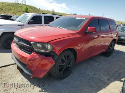 2013 Dodge DURANGO R/T, red — VIN 1C4SDJCT5DC669345, Copart