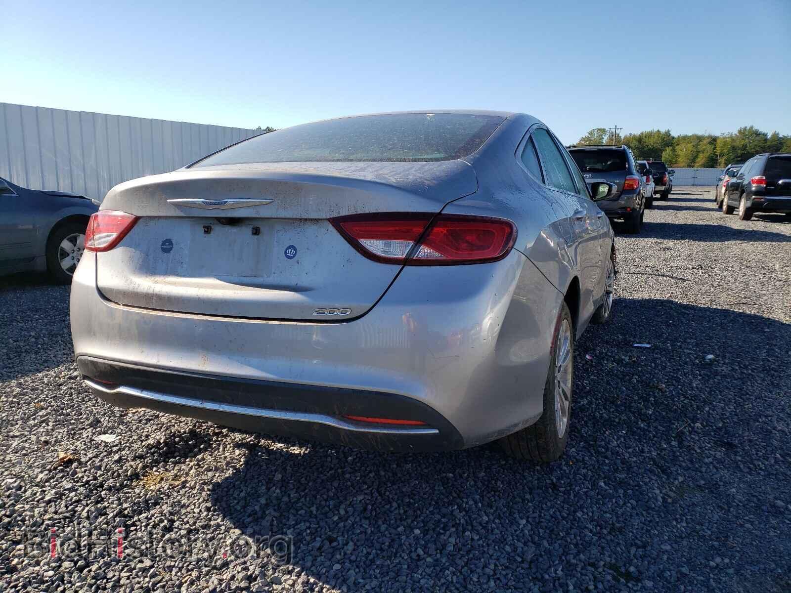 2015 CHRYSLER 200 - VIN: 1C3CCCAB7FN604621 - Photo 4