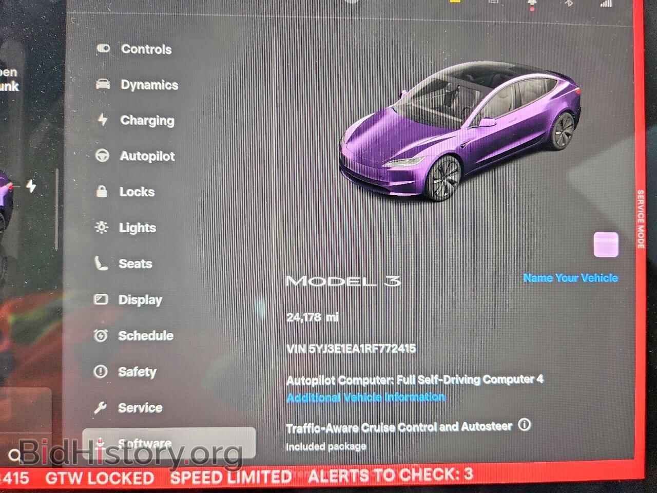 2024 TESLA MODEL 3 - VIN: 5YJ3E1EA1RF772415 - Photo 9