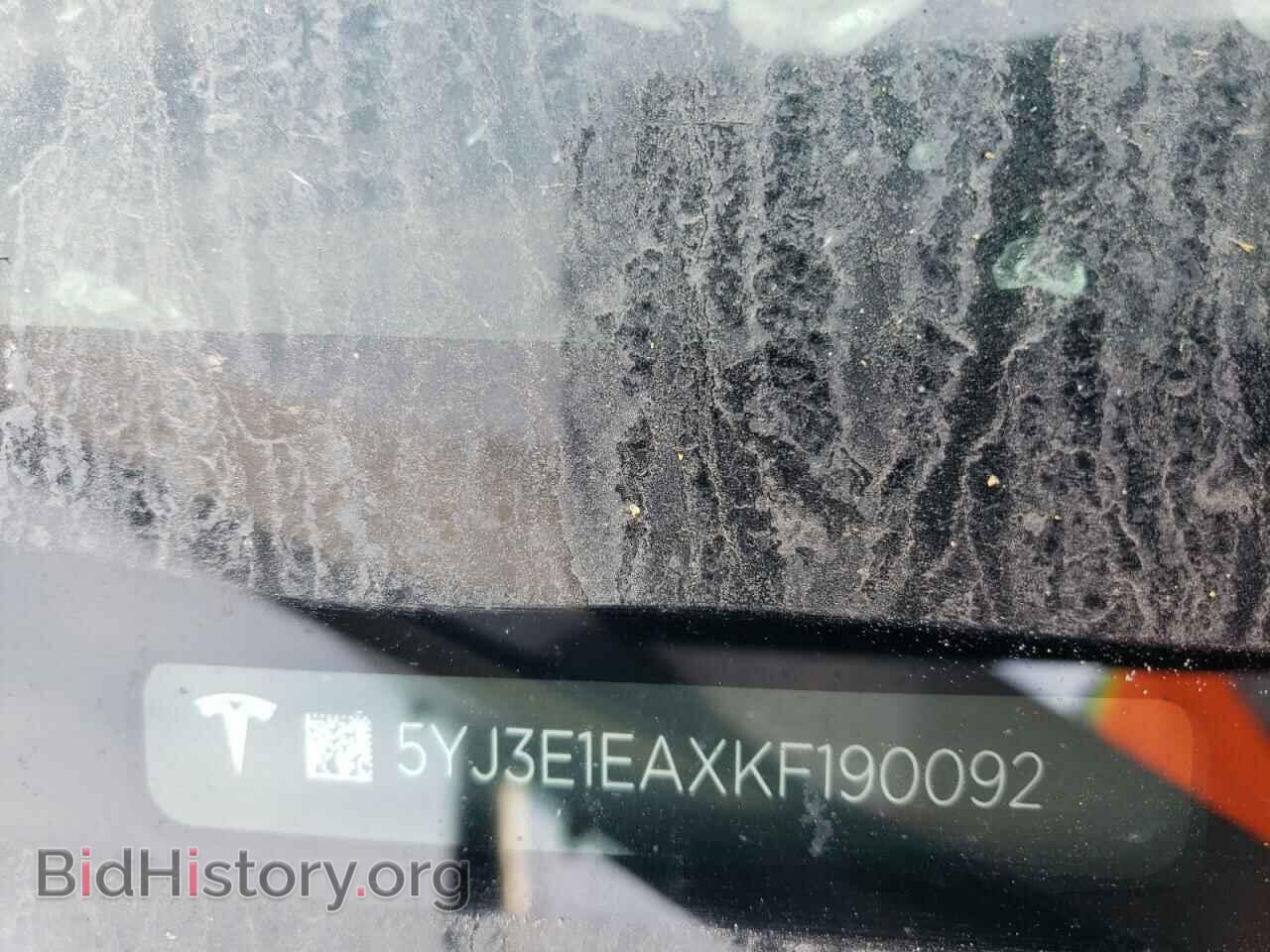 2019 TESLA MODEL 3 - VIN: 5YJ3E1EAXKF190092 - Фото 12
