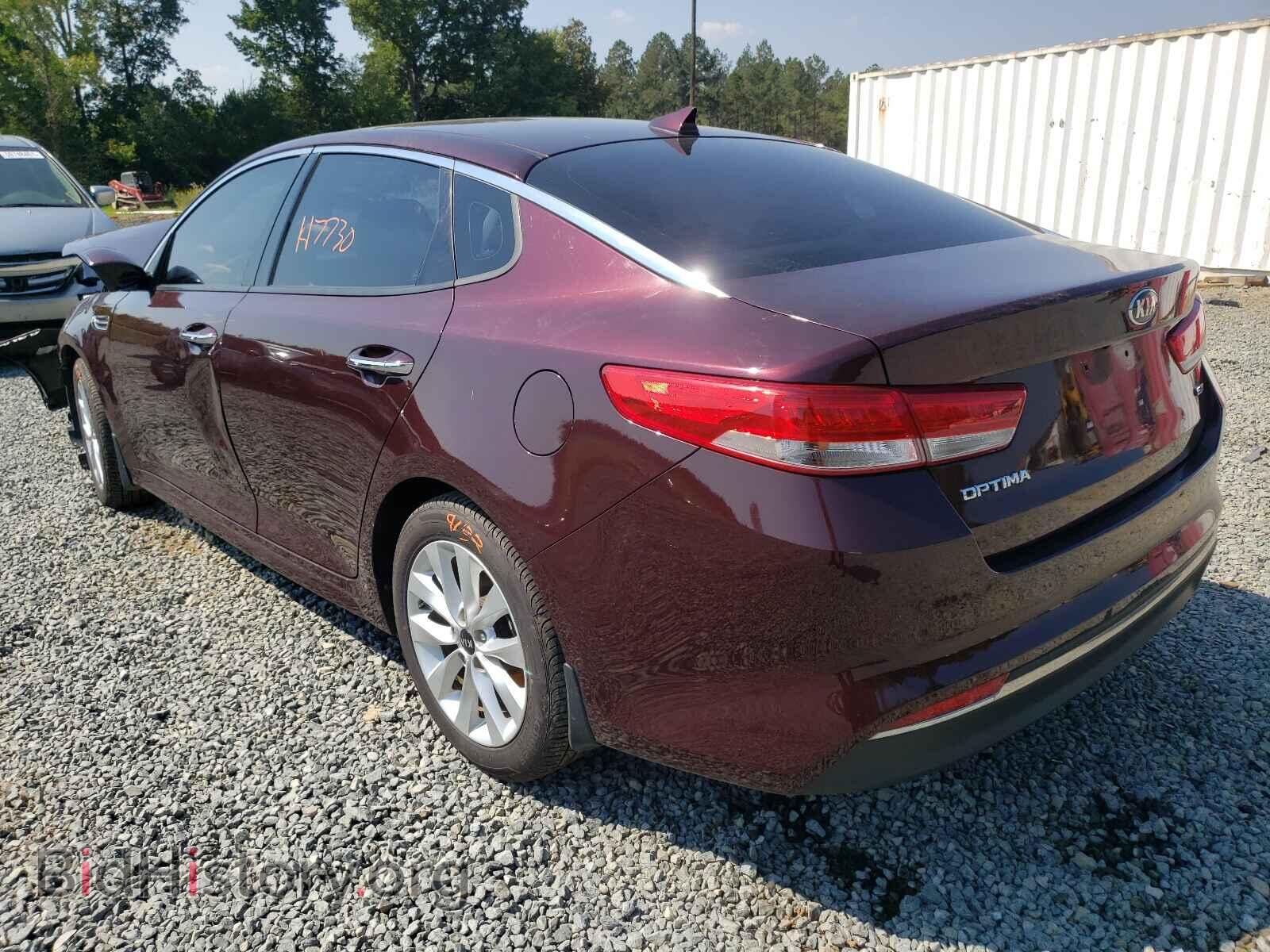 2016 KIA OPTIMA - VIN: 5XXGU4L38GG093875 - Фото 3