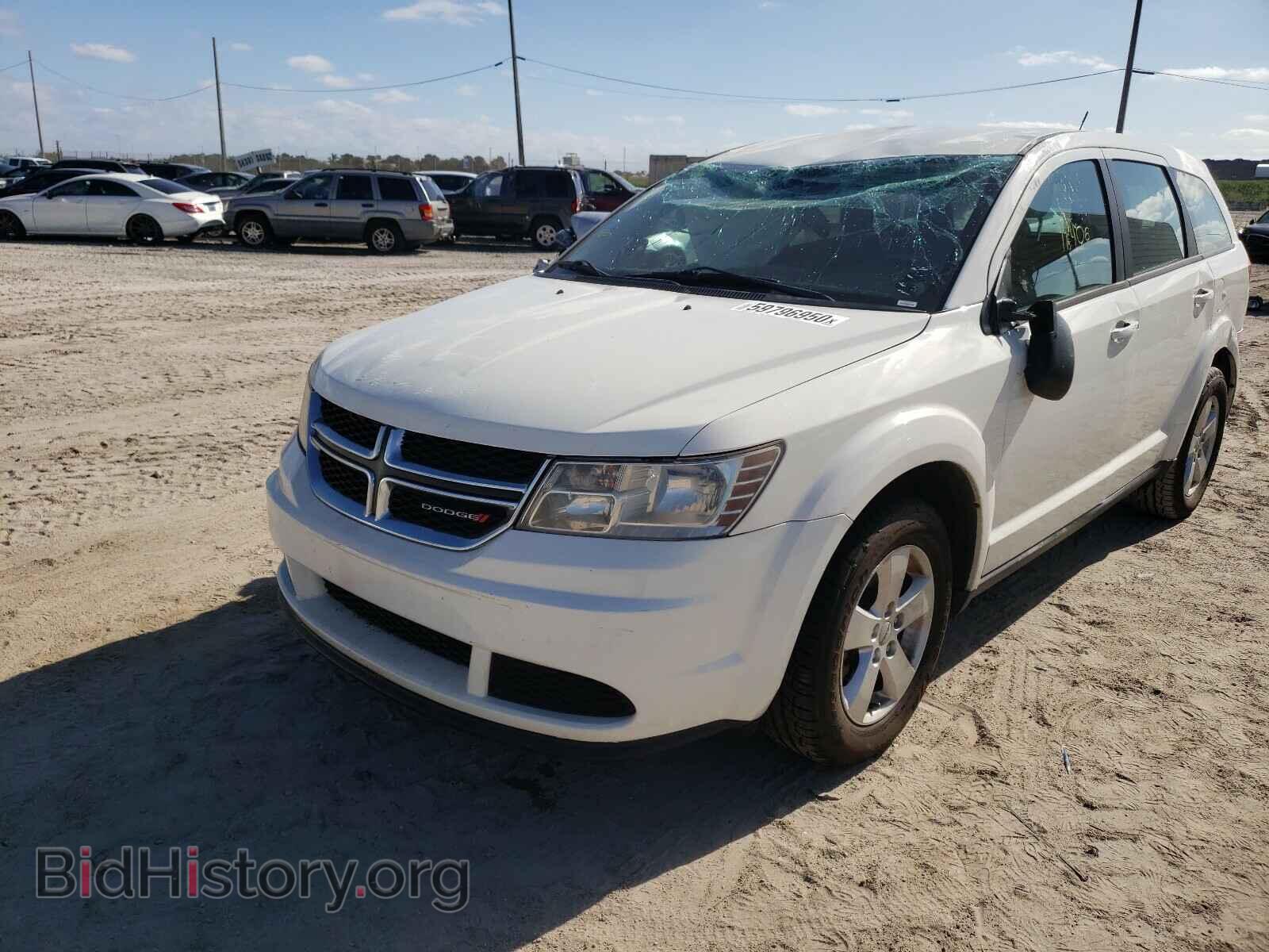 2013 DODGE JOURNEY - VIN: 3C4PDCAB1DT638111 - Фото 2