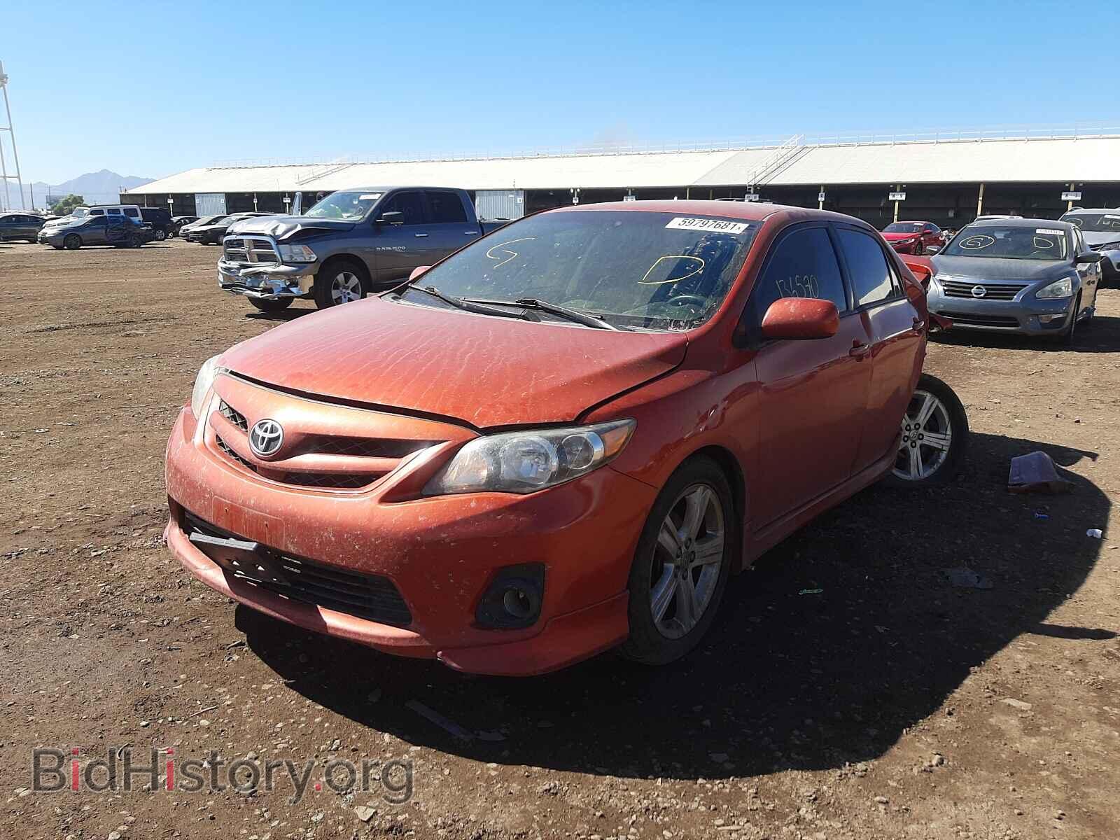2013 TOYOTA COROLLA - VIN: 2T1BU4EE9DC083142 - Фото 2
