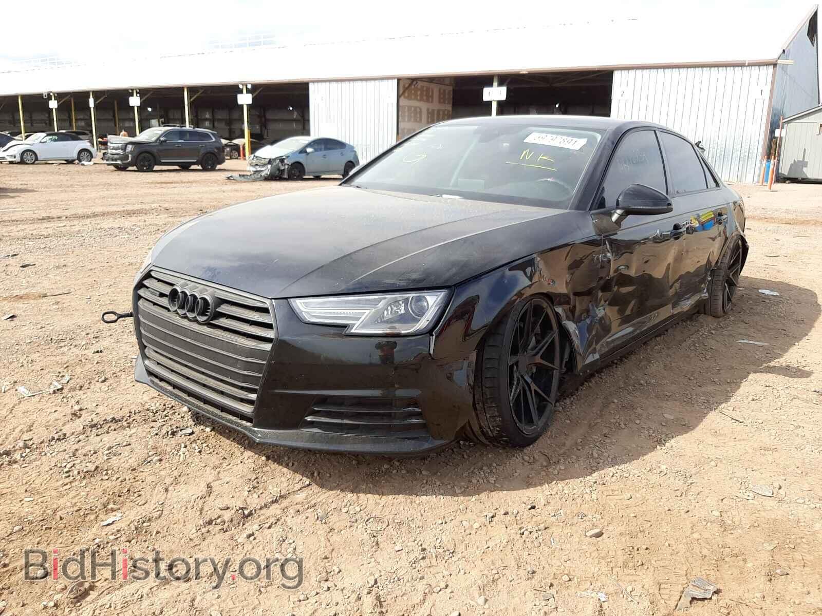 2017 AUDI A4 - VIN: WAUANAF46HN002935 - Фото 2