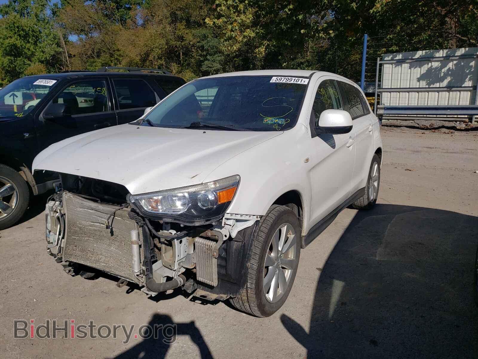 2014 MITSUBISHI OUTLANDER - VIN: 4A4AR3AU0EE026355 - Фото 2