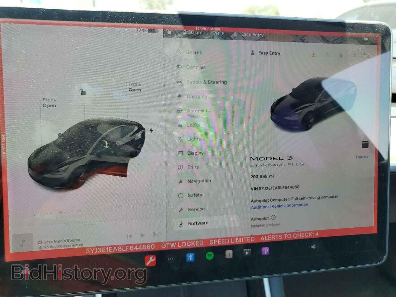 2020 TESLA MODEL 3 - VIN: 5YJ3E1EA8LF644860 - Фото 9