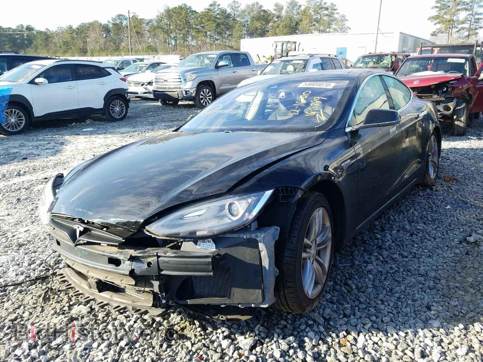 2014 TESLA MODEL S - VIN: 5YJSA1S10EFP55949 - Photo 2
