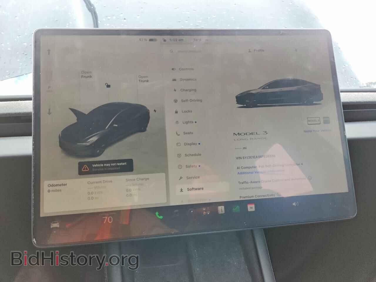2024 TESLA MODEL 3 - VIN: 5YJ3E1EA1RF826568 - Фото 9