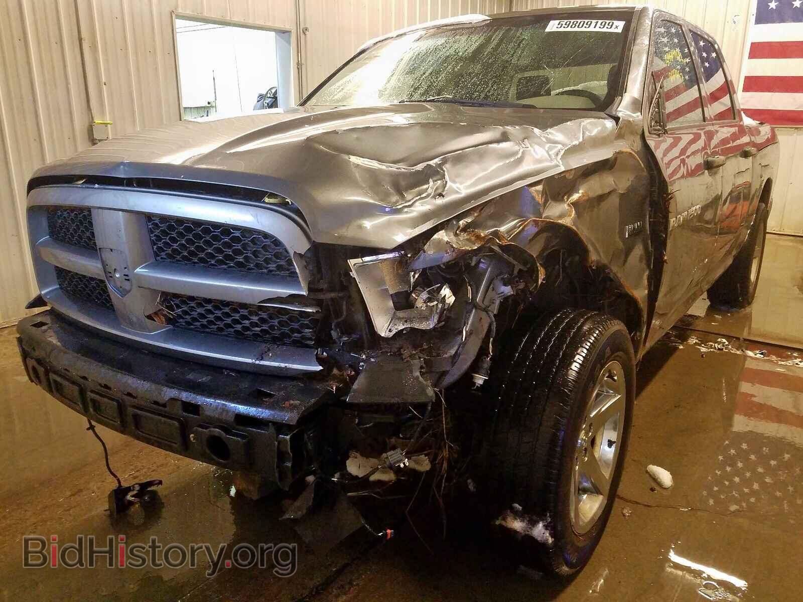 2012 DODGE RAM 1500 - VIN: 1C6RD7KT7CS320279 - Фото 2