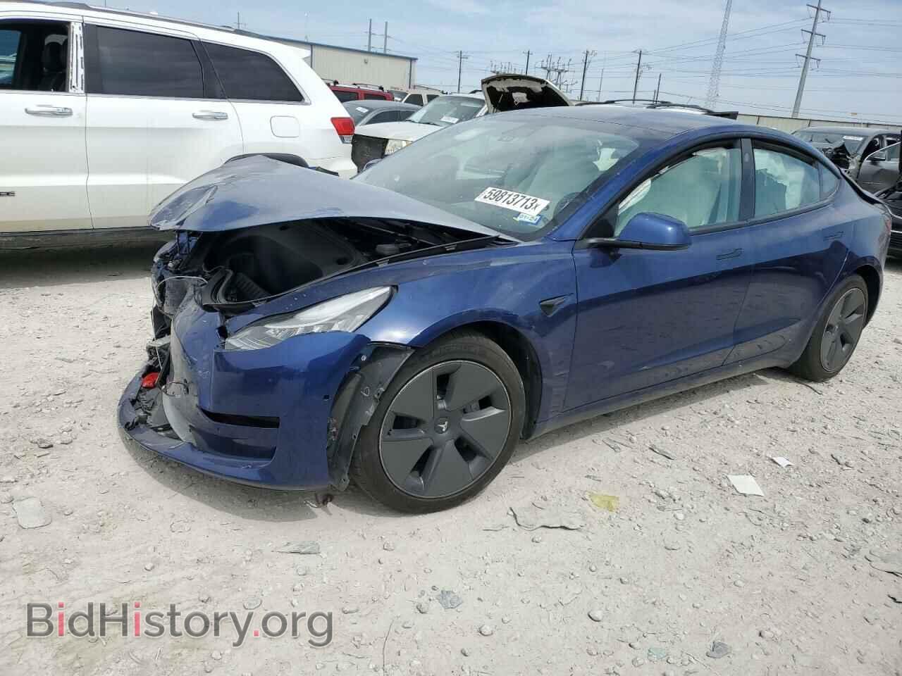 Photo 5YJ3E1EB9MF858542 - TESLA MODEL 3 2021