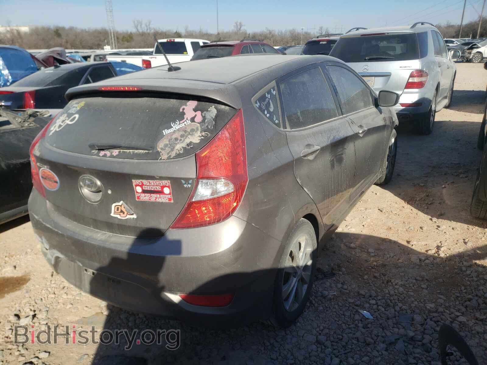 2014 HYUNDAI ACCENT - VIN: KMHCU5AE5EU192472 - Фото 4