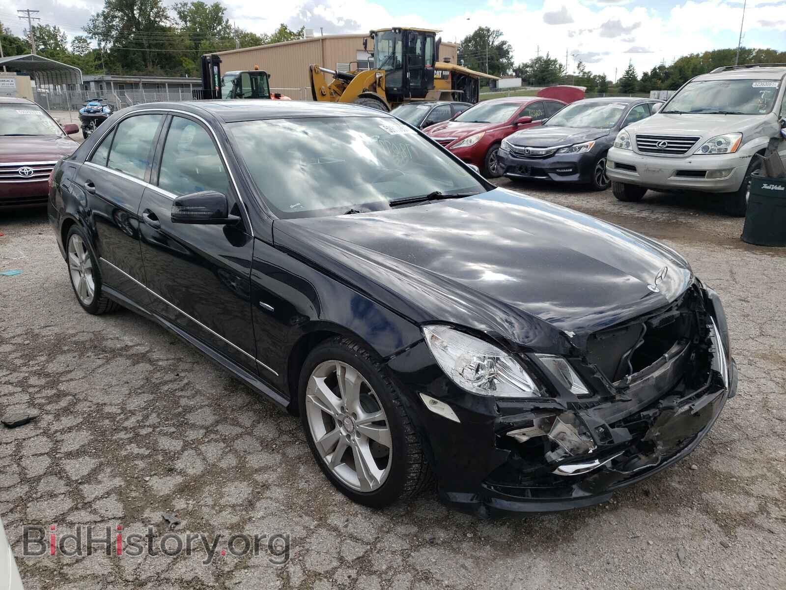 Photo WDDHF8JB8CA598231 - MERCEDES-BENZ E-CLASS 2012