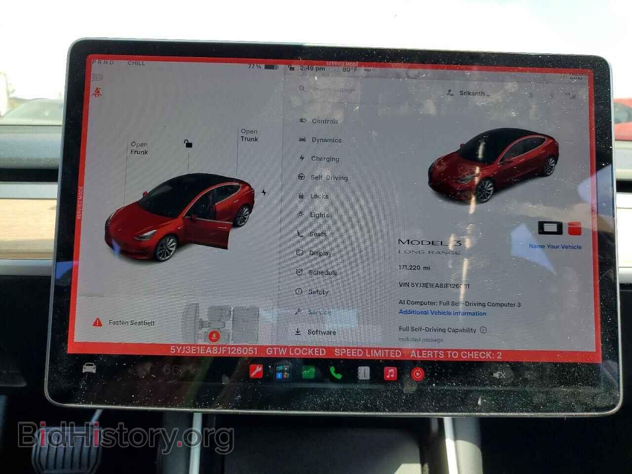 2018 TESLA MODEL 3 - VIN: 5YJ3E1EA8JF126051 - Photo 9