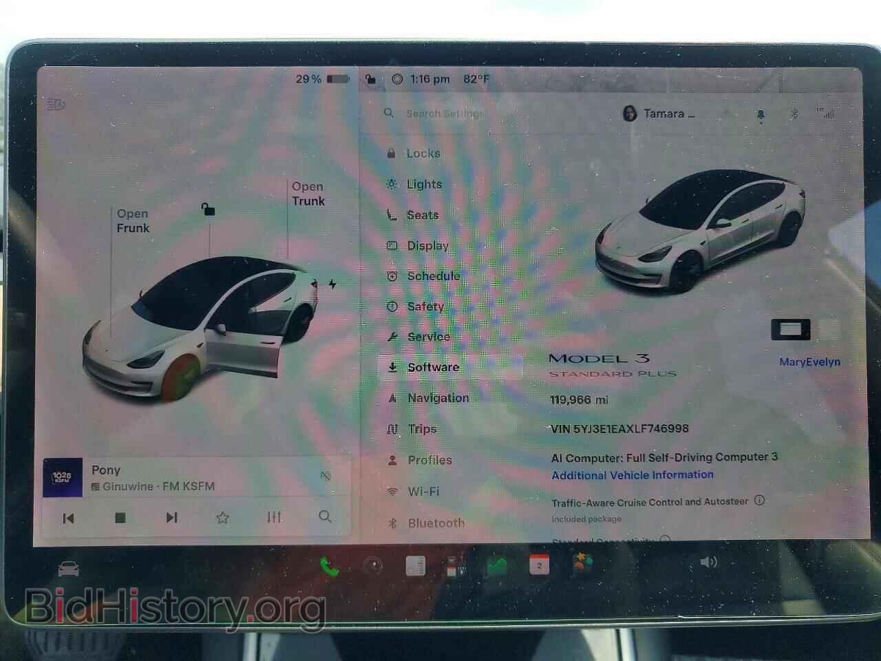 2020 TESLA MODEL 3 - VIN: 5YJ3E1EAXLF746998 - Photo 9
