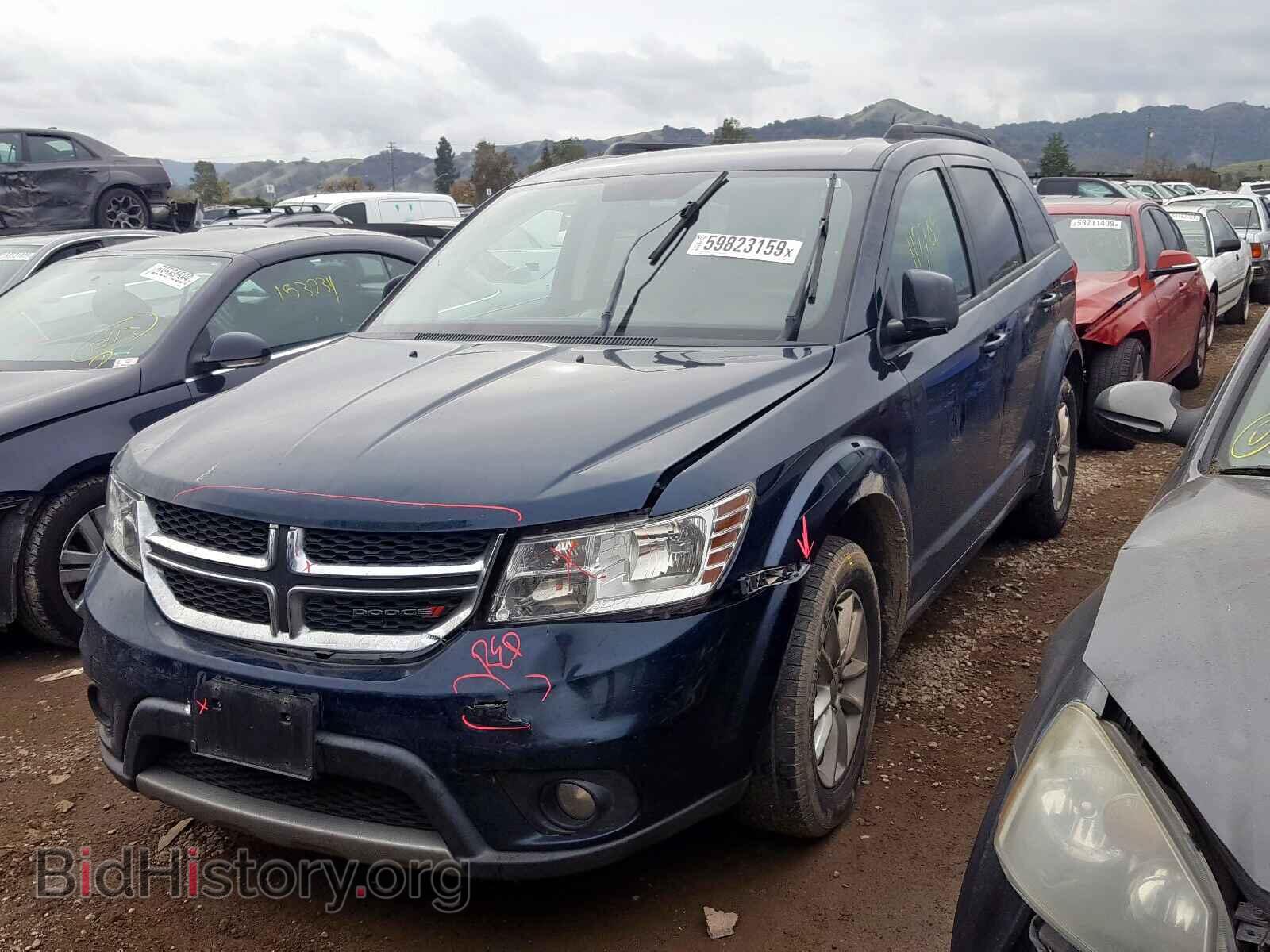 2015 DODGE JOURNEY - VIN: 3C4PDCBBXFT536551 - Фото 2