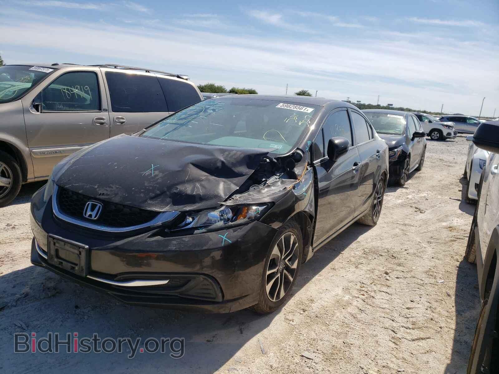2014 HONDA CIVIC - VIN: 2HGFB2F80EH521527 - Фото 2