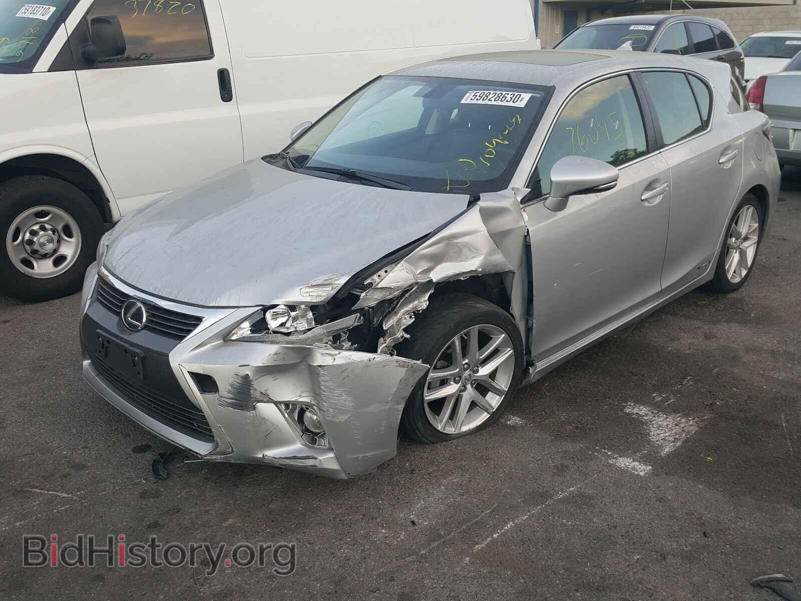 2014 LEXUS CT 200 - VIN: JTHKD5BH0E2194116 - Фото 2