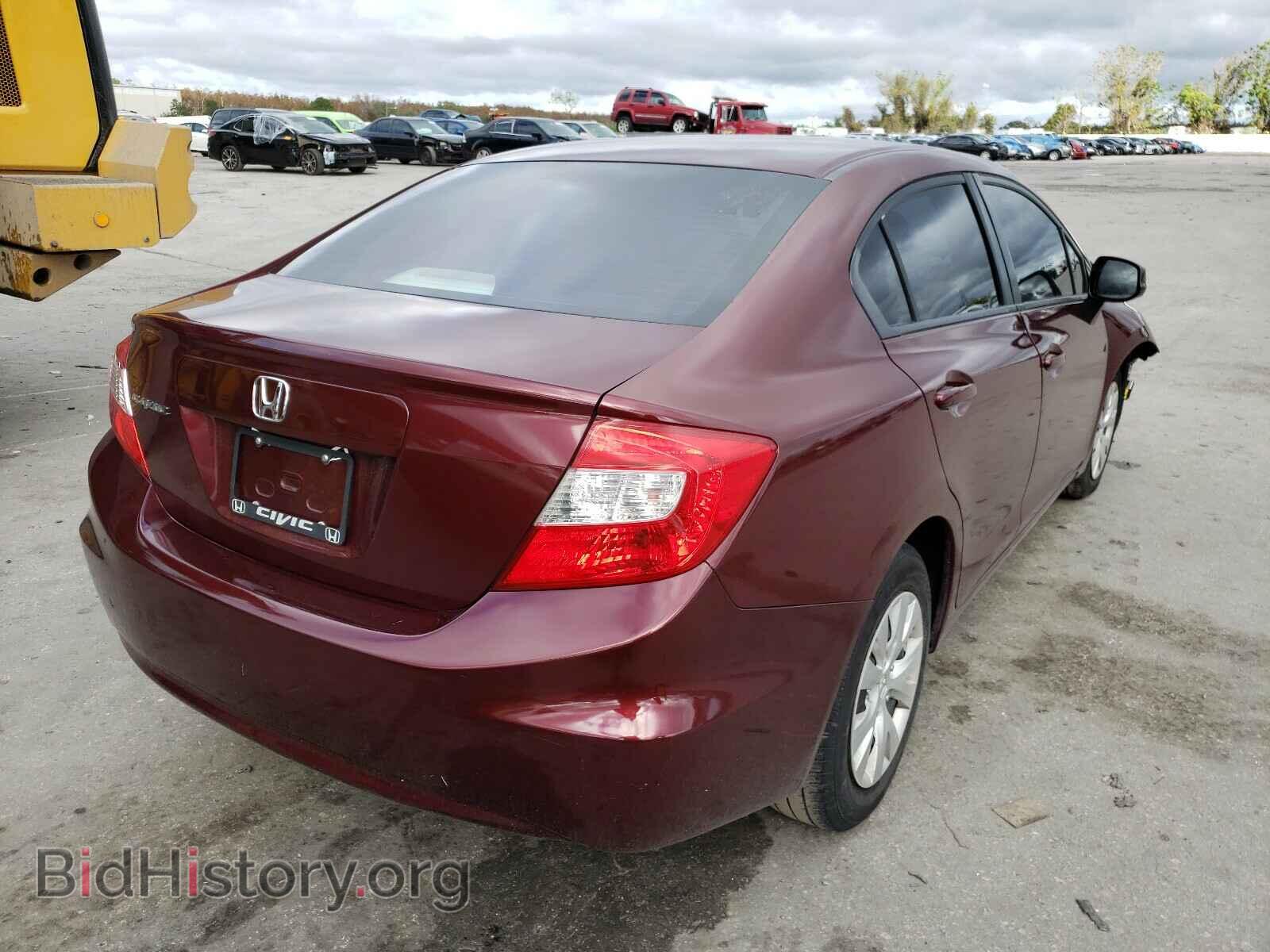 2012 HONDA CIVIC - VIN: 2HGFB2F56CH575207 - Фото 4