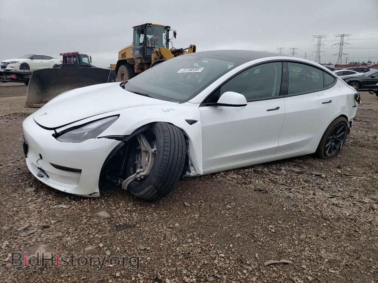 Photo 5YJ3E1EA7NF372207 - TESLA MODEL 3 2022