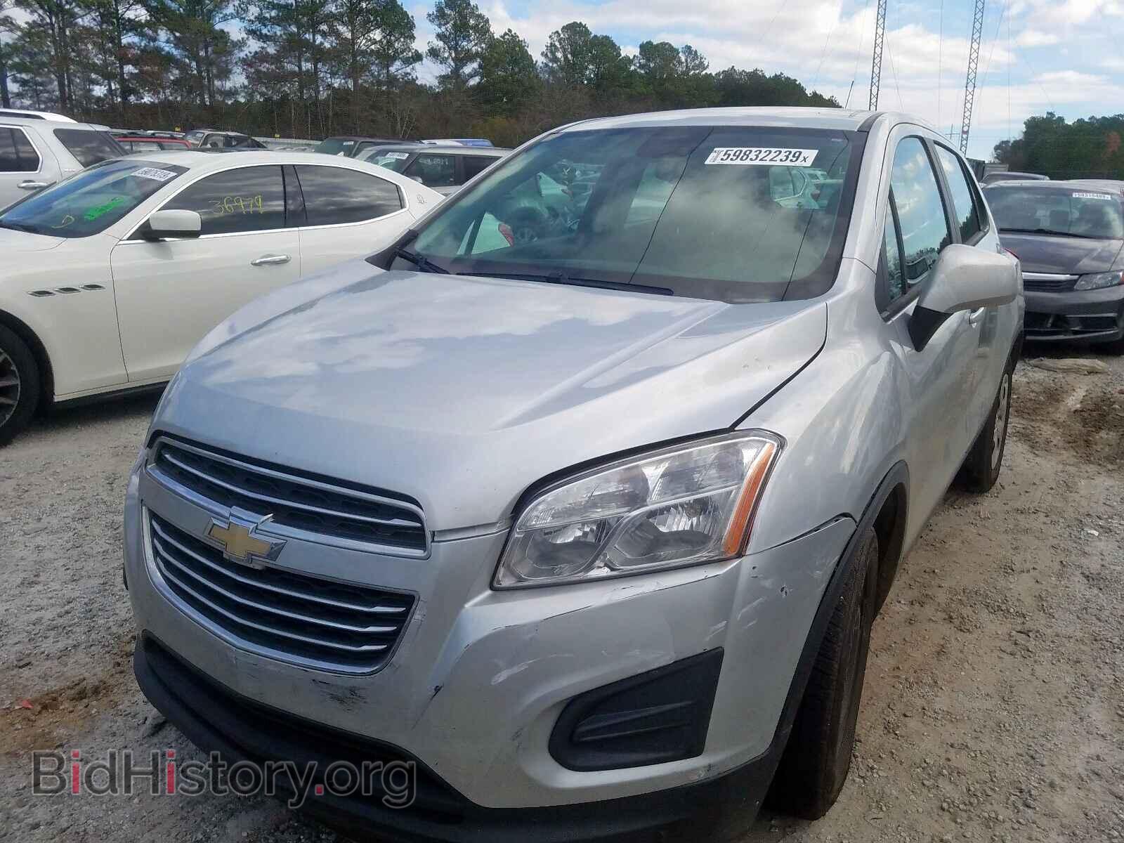 2015 CHEVROLET TRAX - VIN: KL7CJKSB1FB072632 - Фото 2