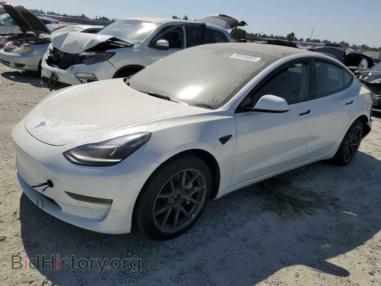 Photo 5YJ3E1EB1NF222005 - TESLA MODEL 3 2022