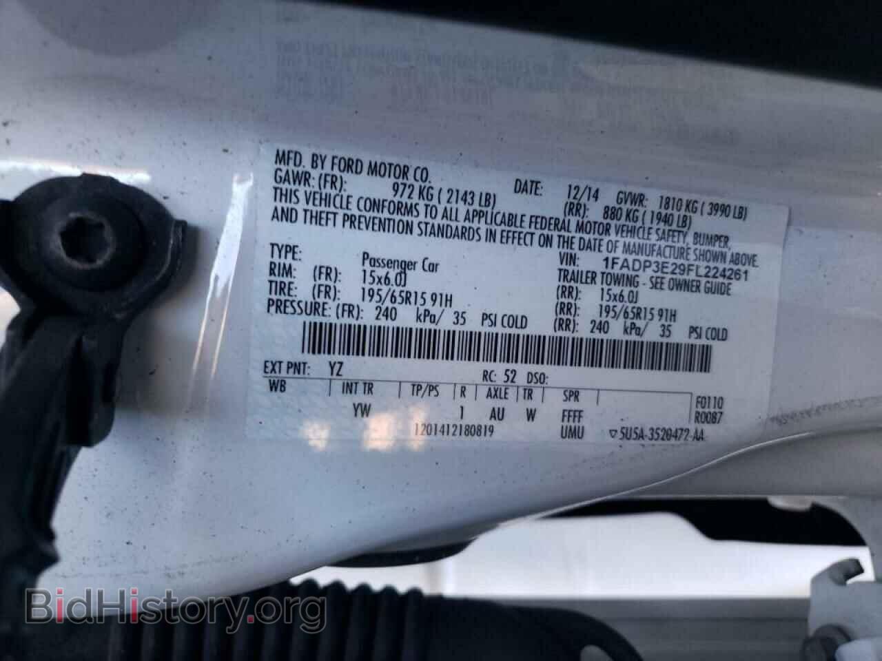 2015 FORD FOCUS - VIN: 1FADP3E29FL224261 - Photo 10