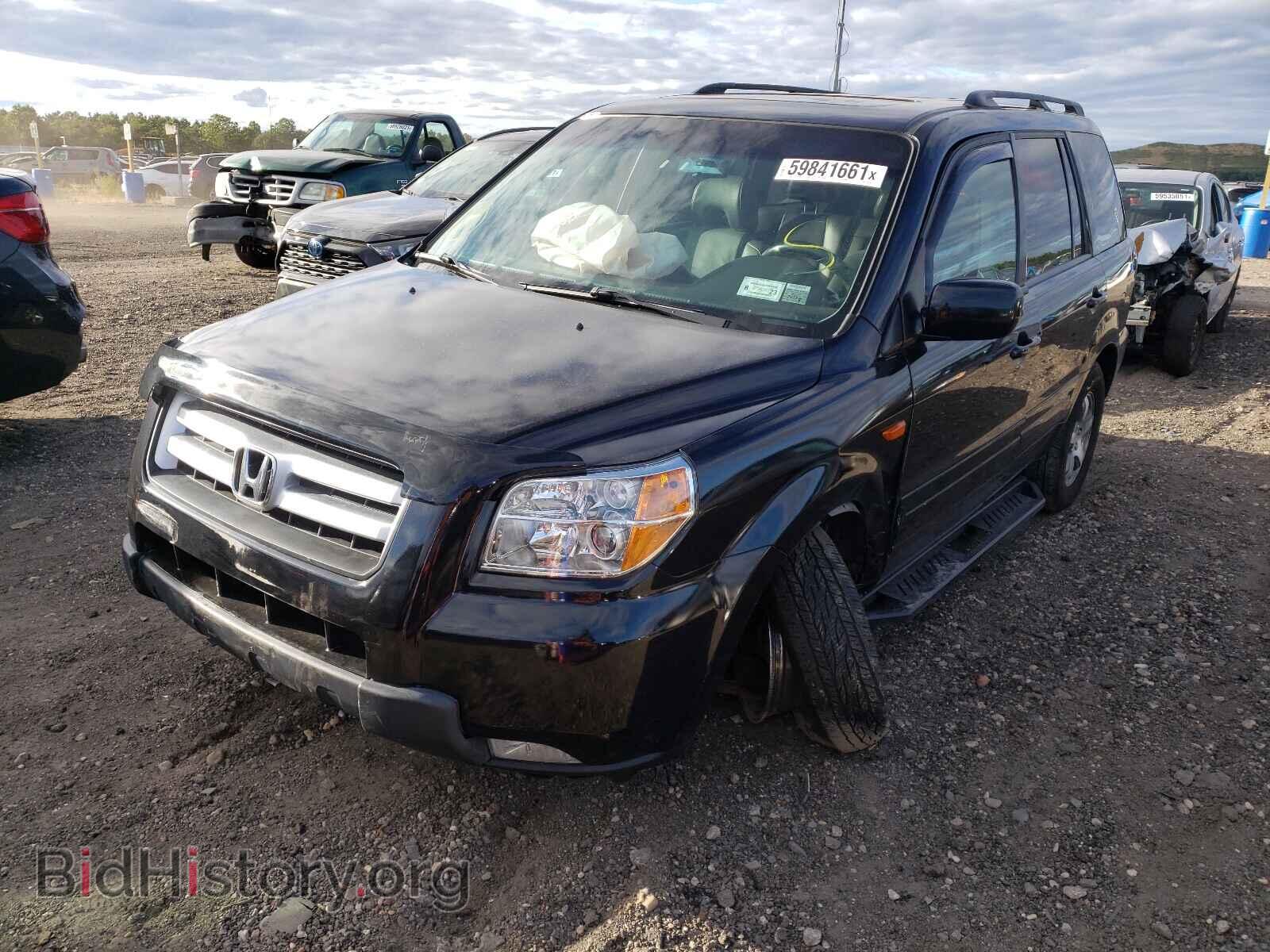 2006 HONDA PILOT - VIN: 2HKYF18766H514116 - Фото 2