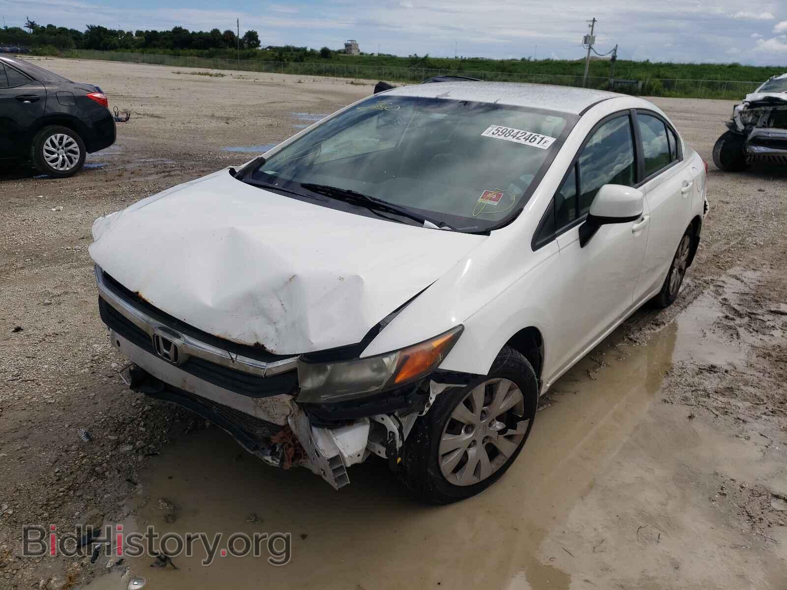 2012 HONDA CIVIC - VIN: 19XFB2F5XCE014356 - Фото 2