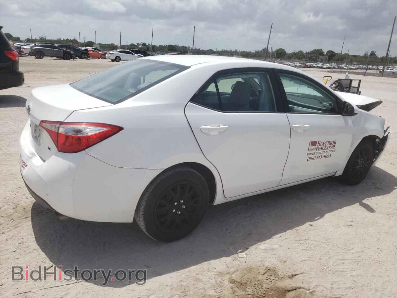 2015 TOYOTA COROLLA - VIN: 2T1BURHEXFC404486 - Фото 3