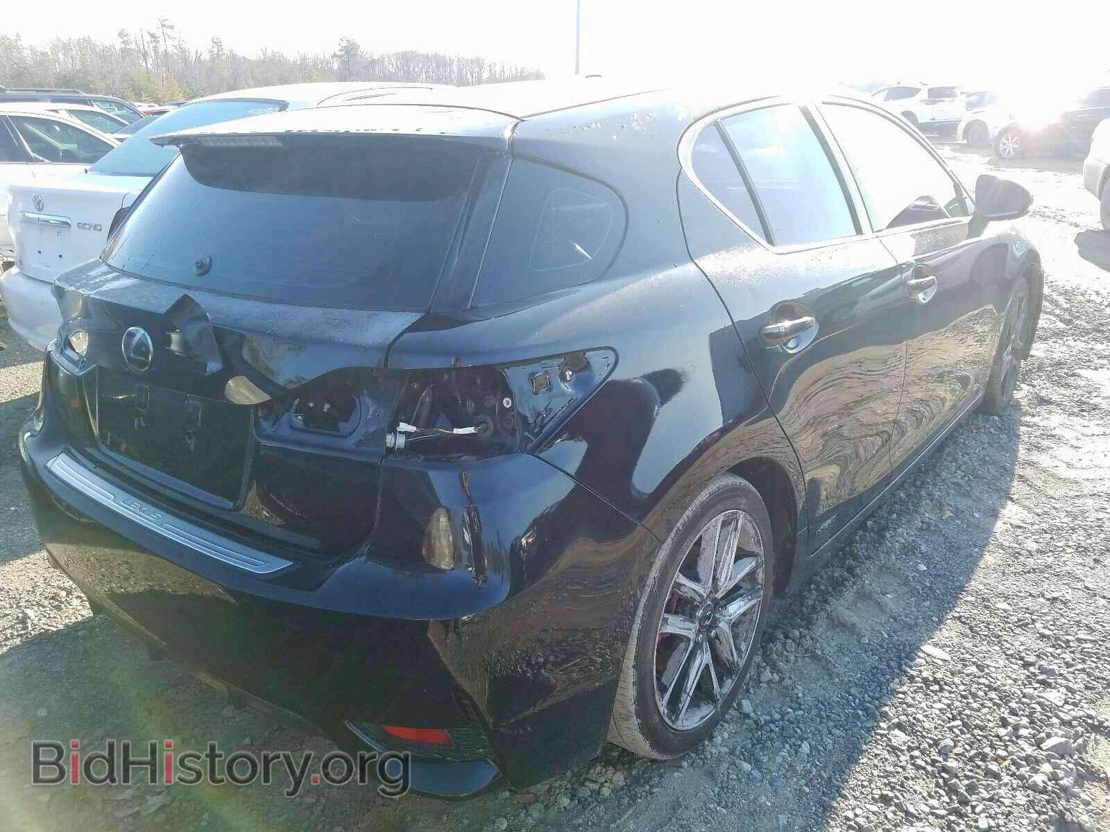 2014 LEXUS CT 200 - VIN: JTHKD5BH6E2193035 - Фото 4