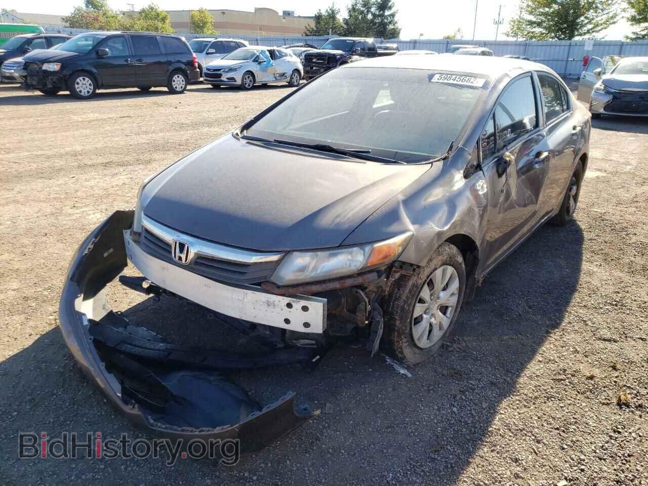 2012 HONDA CIVIC - VIN: 2HGFB2F47CH020337 - Фото 2
