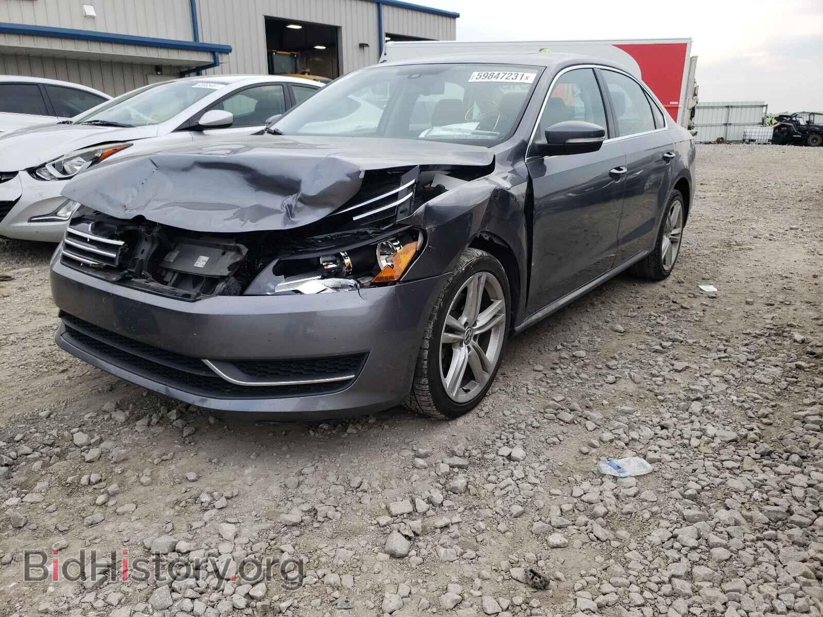 2014 VOLKSWAGEN PASSAT - VIN: 1VWBN7A36EC062873 - Фото 2