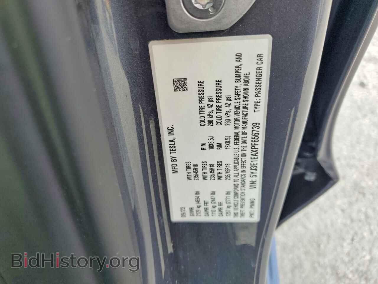 2023 TESLA MODEL 3 - VIN: 5YJ3E1EAXPF656739 - Photo 12