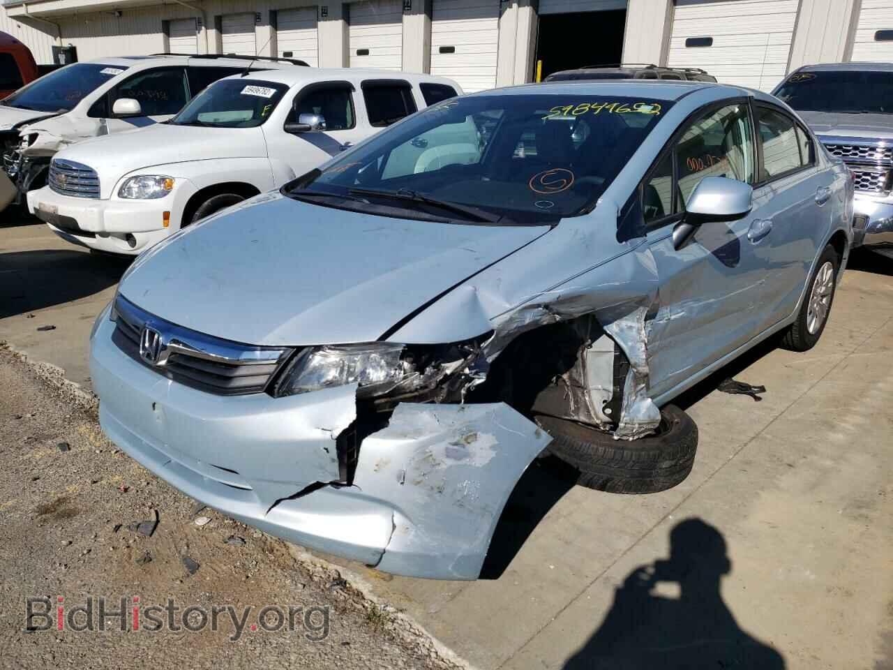 2012 HONDA CIVIC - VIN: 19XFB2F55CE011820 - Фото 2