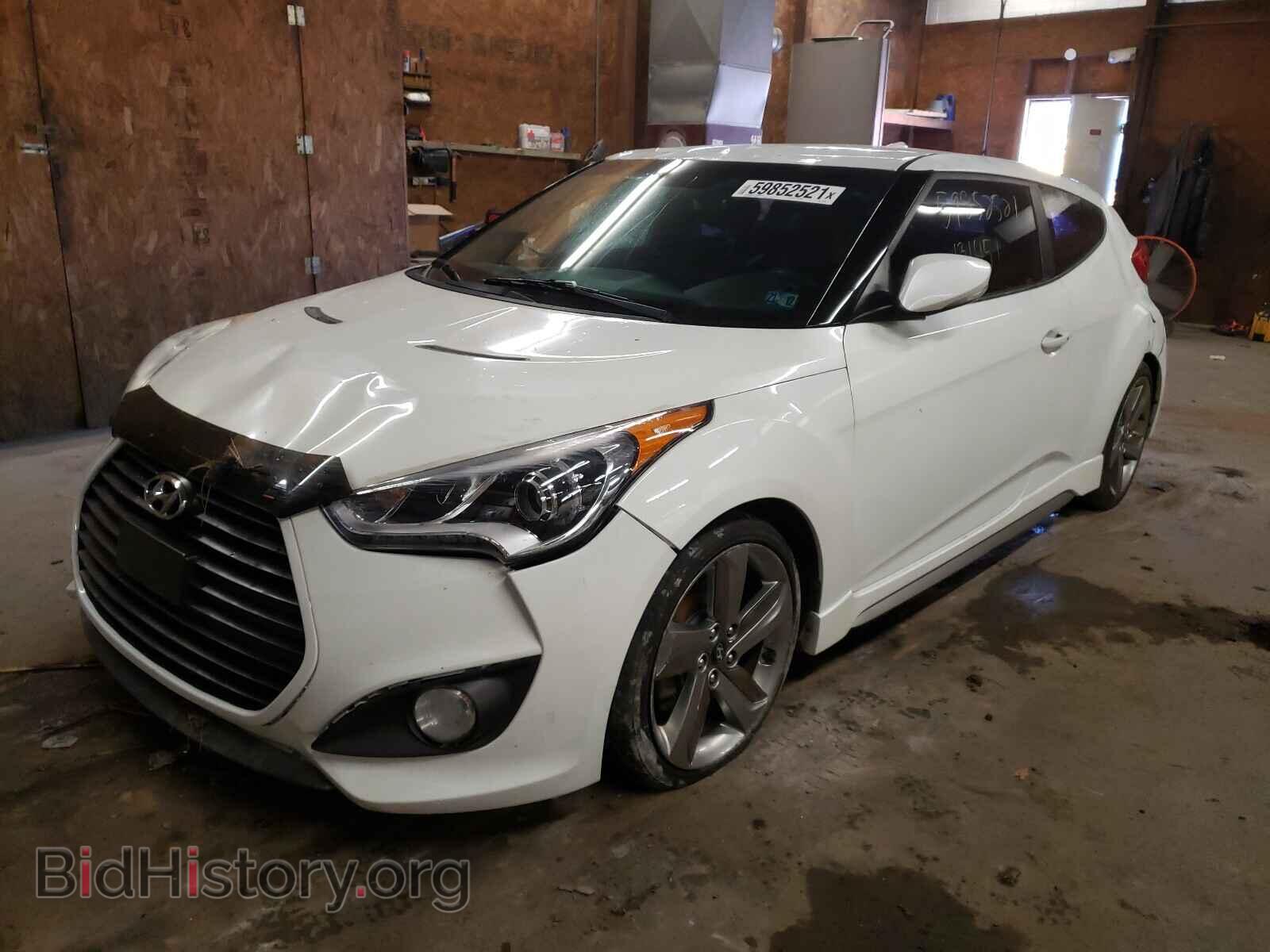 2013 HYUNDAI VELOSTER - VIN: KMHTC6AE2DU144192 - Фото 2