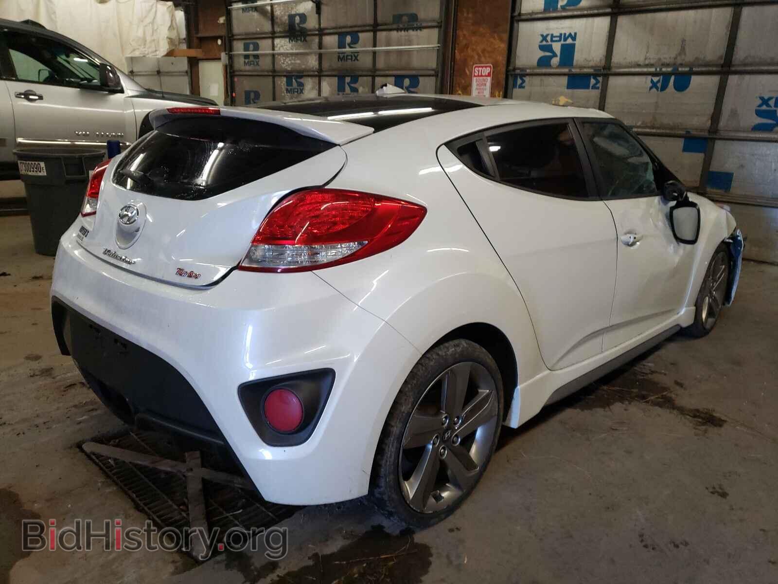 2013 HYUNDAI VELOSTER - VIN: KMHTC6AE2DU144192 - Фото 4