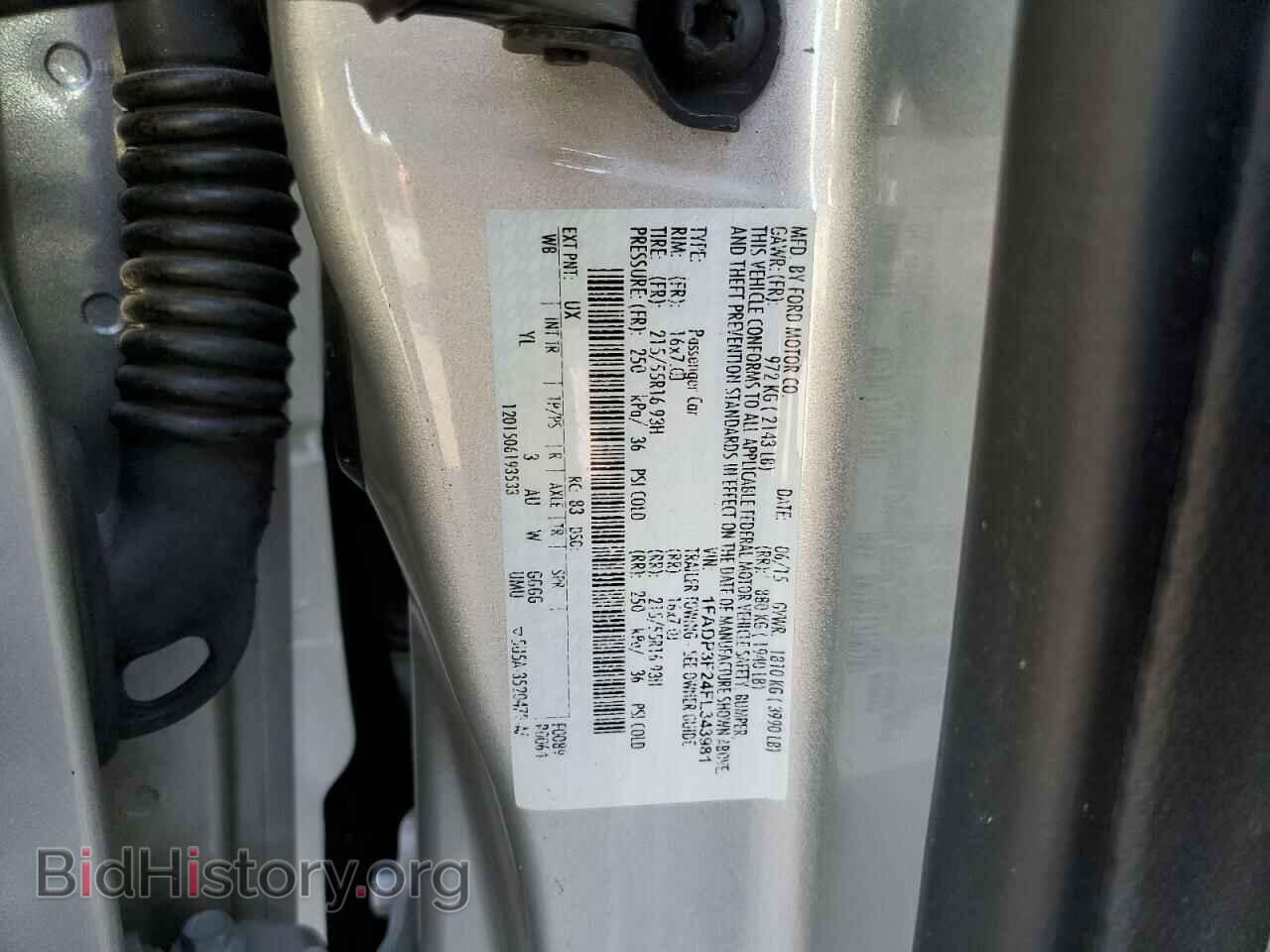 2015 FORD FOCUS - VIN: 1FADP3F24FL343981 - Фото 10