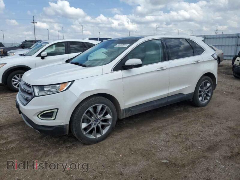 2015 Ford EDGE Titanium (VIN 2FMPK4K84FBB12631) — photo 1 of 13, Copart, damage: rear end