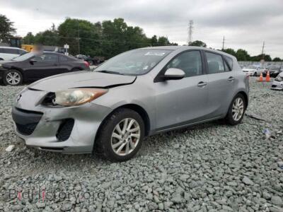 2012 Mazda 3 I, серебристый — VIN JM1BL1M83C1662515, Copart