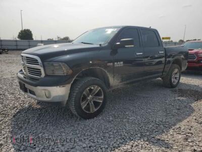 2015 RAM 1500 SLT, black — VIN 1C6RR7LT0FS765175, Copart