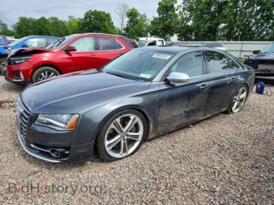2013 Audi S8 Quattro, charcoal — VIN WAUD2AFD4DN022682, Copart